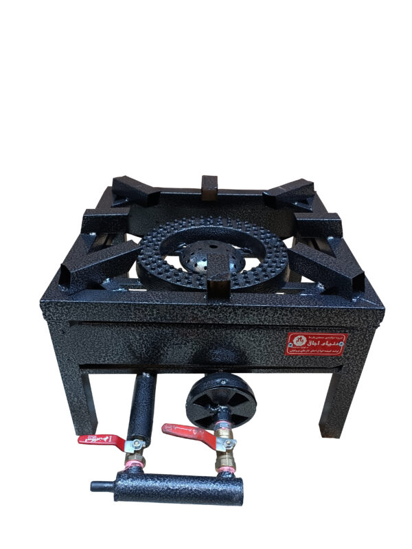 اجاق گاز پروفیلی سایز 45*45دو شعله کوره دار - تصویر 2