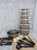 سرویس قابلمه تابه 21 پارچه ماموت مدل ماربل - تصویر 6