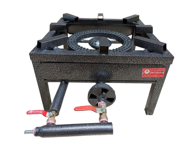 اجاق گاز پروفیلی سایز 50*50 دو شعله کوره دار - تصویر 2