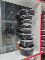 سرویس قابلمه تابه 14 پارچه  طرح سنگ هلنا مدل ماربل - تصویر 8