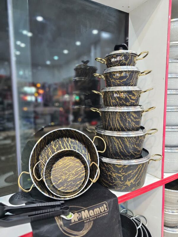 سرویس قابلمه تابه 21 پارچه ماموت مدل ماربل - تصویر 11