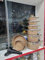 سرویس قابلمه تابه 21 پارچه ماموت مدل ماربل - تصویر 12