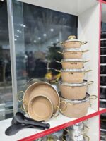 سرویس قابلمه تابه 21 پارچه ماموت مدل ماربل - تصویر 13