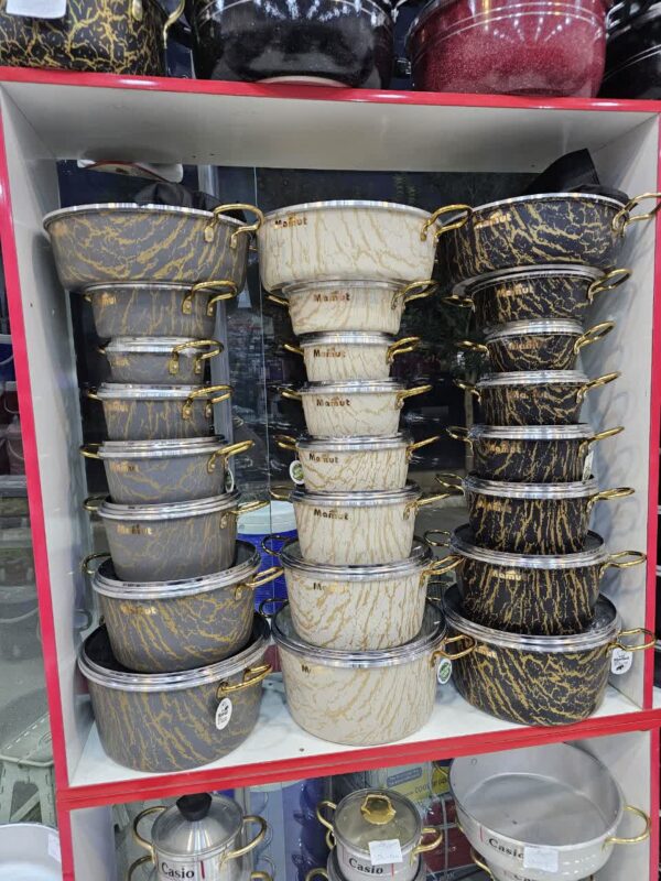 سرویس قابلمه تابه 21 پارچه ماموت مدل ماربل - تصویر 18