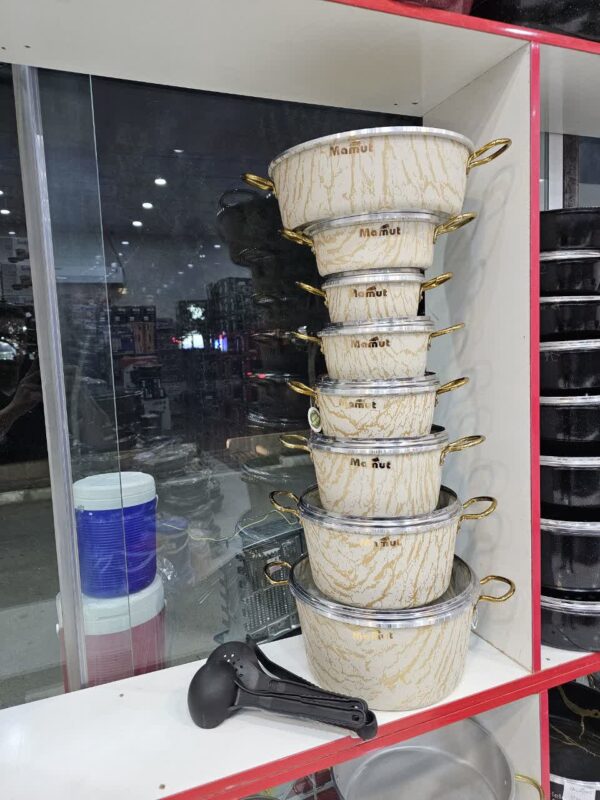 سرویس قابلمه تابه 21 پارچه ماموت مدل ماربل - تصویر 19