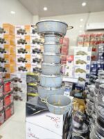 سرویس قابلمه تابه 19 پارچه طرح سنگ گلدونی پرتوکالا - تصویر 5