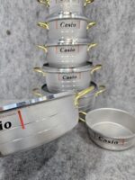 سرویس قابلمه ۱۴ پارچه کاسیو مدل گلدانی - تصویر 6