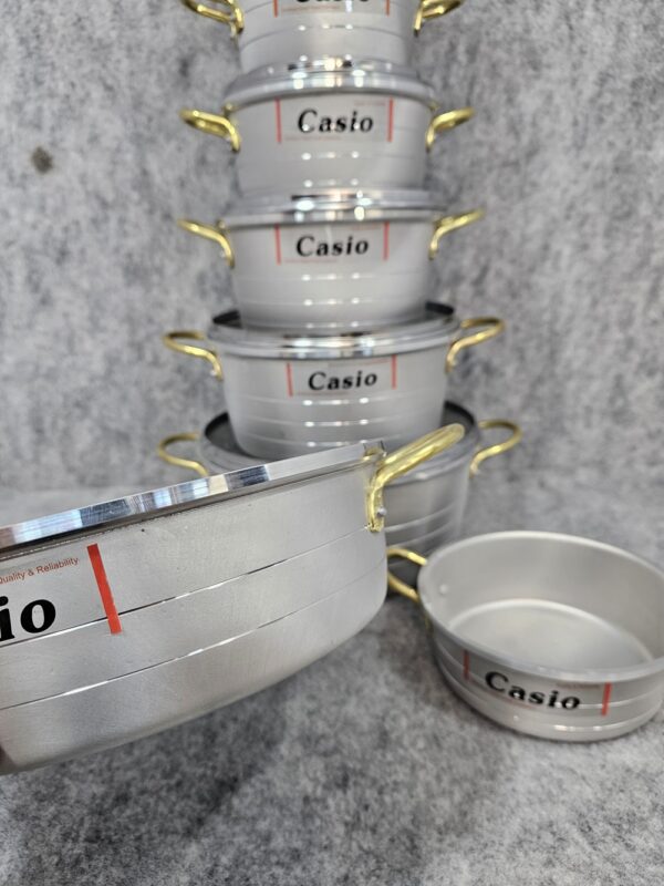 سرویس قابلمه ۱۴ پارچه کاسیو مدل گلدانی - تصویر 6