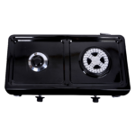 اجاق گاز رومیزی دو شعله لعاب پولاد - تصویر 2