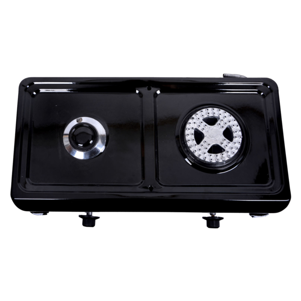 اجاق گاز رومیزی دو شعله لعاب پولاد - تصویر 2