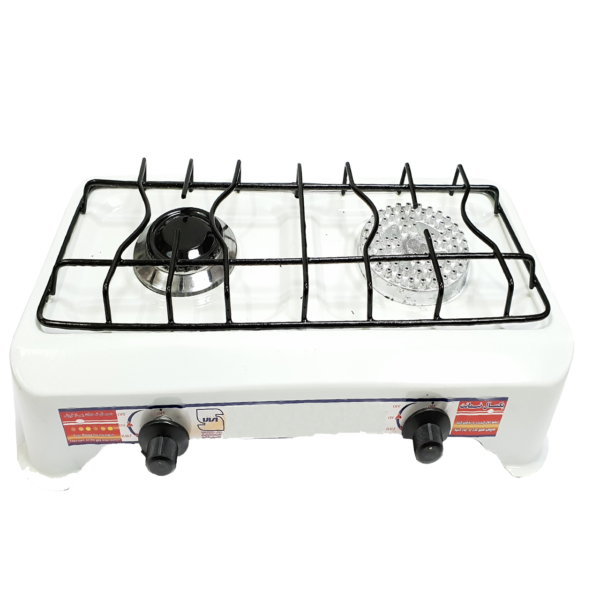 اجاق گاز رومیزی دو شعله لعاب پولاد - تصویر 4