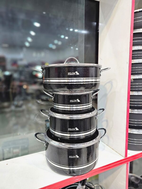 سرویس قابلمه تابه 8 پارچه کلاسیک برند هلنا - تصویر 4