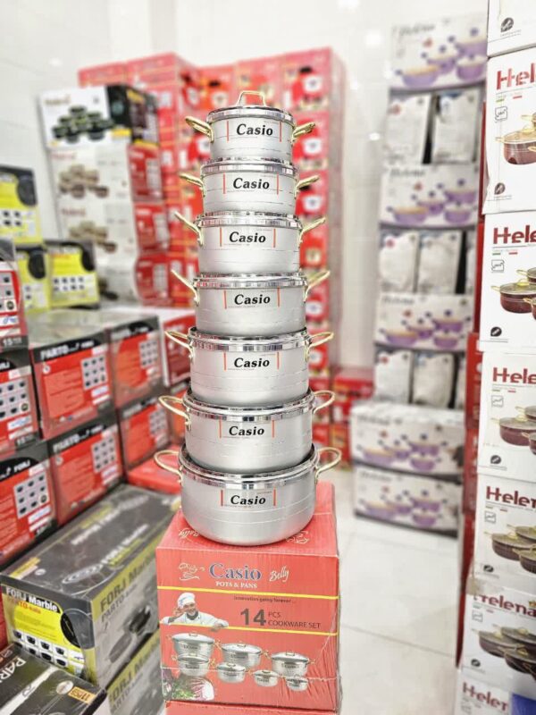 سرویس قابلمه ۱۴ پارچه کاسیو - تصویر 2