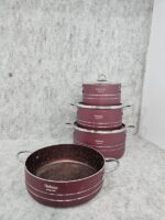 سرویس قابلمه ۷ پارچه کلاسیک فوق ضخیم برند معتبرهلنا - تصویر 6