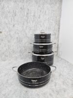 سرویس قابلمه ۷ پارچه کلاسیک فوق ضخیم برند معتبرهلنا - تصویر 7