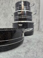 سرویس قابلمه ۷ پارچه کلاسیک فوق ضخیم برند معتبرهلنا - تصویر 8