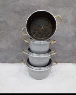 سرویس قابلمه تابه 7 پارچه دانشجوی گلدونی هلنا - تصویر 3