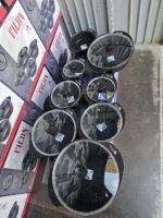 سرویس قابلمه وتابه ۱۵ پارچه طرح چدن پروانه ای مدل فیلون - تصویر 6