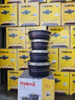 سرویس قابلمه تابه 7 پارچه دانشجوی گلدونی هلنا - تصویر 7