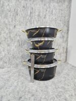 سرویس قابلمه و تابه ۷ پارچه گلدانی ( ماربل) برند معتبرهلنا - تصویر 10