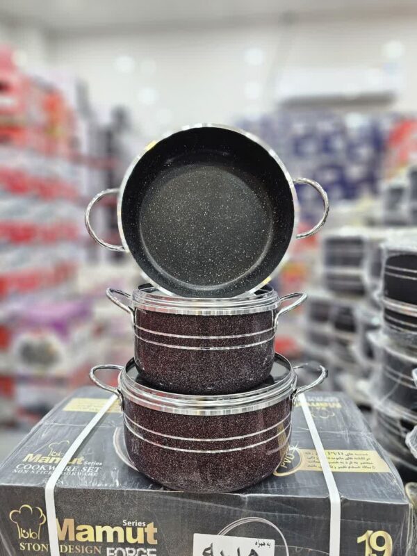 سرویس قابلمه تابه ۵ پارچه برند اپادانا - تصویر 3