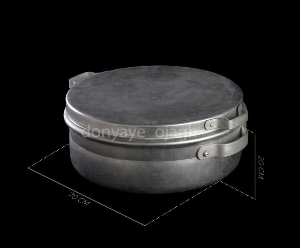 پاتیل مرغی دهانه70 سانت مدل پرسی - تصویر 6