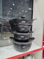 سرویس قابلمه10 پارچه چدن گرانیت برند مهیا مهر