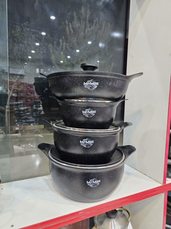 سرویس قابلمه10 پارچه چدن گرانیت برند مهیا مهر - تصویر 7