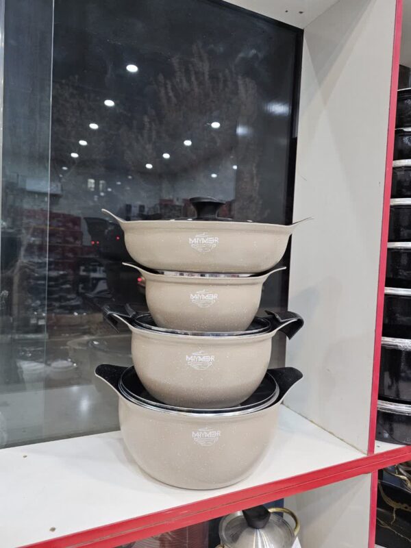 سرویس قابلمه10 پارچه چدن گرانیت برند مهیا مهر - تصویر 8