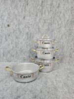 سرویس قابلمه دانشجوی 7 پارچه گلدونی کاسیو - تصویر 2