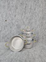 سرویس قابلمه دانشجوی 7 پارچه گلدونی کاسیو - تصویر 3