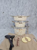 سرویس قابلمه تابه جوان 5+4 پارچه ماموت مدل ماربل - تصویر 5