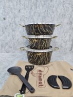 سرویس قابلمه تابه جوان 5+4 پارچه ماموت مدل ماربل - تصویر 8