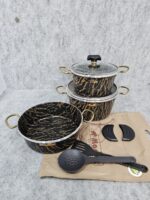 سرویس قابلمه تابه جوان 5+4 پارچه ماموت مدل ماربل - تصویر 10