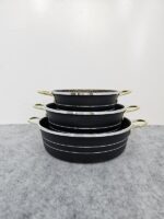 سرویس سه تابه بزرگ دسته فلزی پرتوکالا - تصویر 2