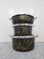 سرویس قابلمه تابه ۵ پارچه ماربل برند اپادانا