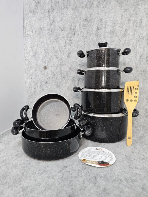 سرویس قابلمه 12 پارچه درجه یک اذین مدل کلاسیک - تصویر 2