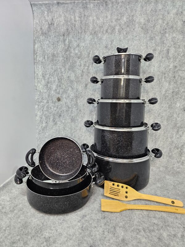 سرویس قابلمه 15 پارچه درجه یک اذین مدل کلاسیک - تصویر 2