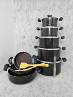 سرویس قابلمه 15 پارچه درجه یک اذین مدل کلاسیک - تصویر 4