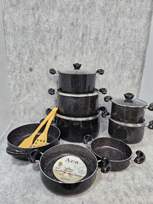 سرویس قابلمه 15 پارچه درجه یک اذین مدل کلاسیک - تصویر 5