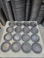 ست سینی قهوه خوری 16عددی استیل - تصویر 3