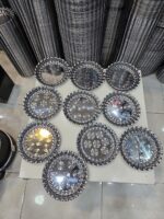 ست سینی پلوخوری 10عددی استیل - تصویر 3