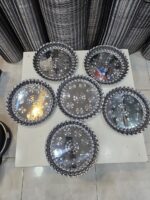 ست سینی کباب خوری6عددی استیل - تصویر 2