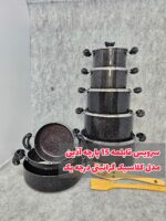 سرویس قابلمه 15 پارچه درجه یک اذین مدل کلاسیک