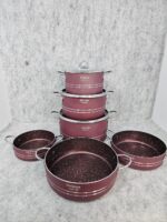 سرویس قابلمه 9 پارچه کلاسیک گرانیتی هلنا - تصویر 10