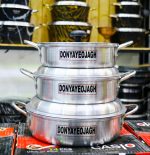 سرویس 3 تابه روحی همراه با درب جنس درجه یک - تصویر 4