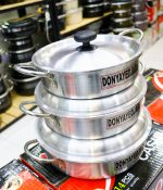 سرویس 3 تابه روحی همراه با درب جنس درجه یک - تصویر 7