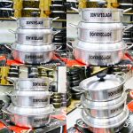 سرویس 3 تابه روحی همراه با درب جنس درجه یک - تصویر 8